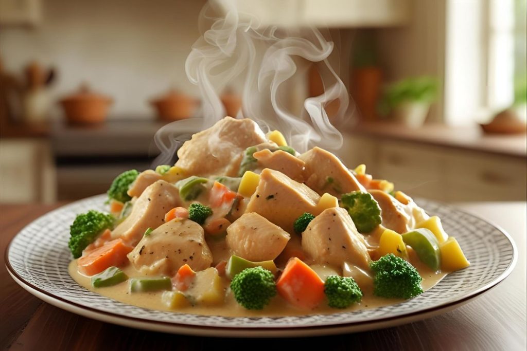 Hot Pot Lezzetinde: Kremalı Tavuklu Güveç Tarifi